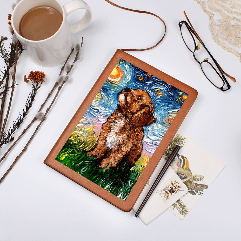 Cavapoo Leather Journal