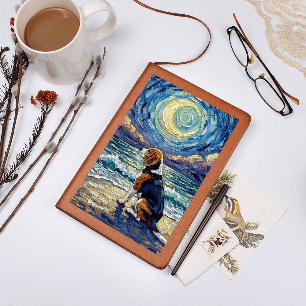 Beach Nights - Beagle Leather Journal
