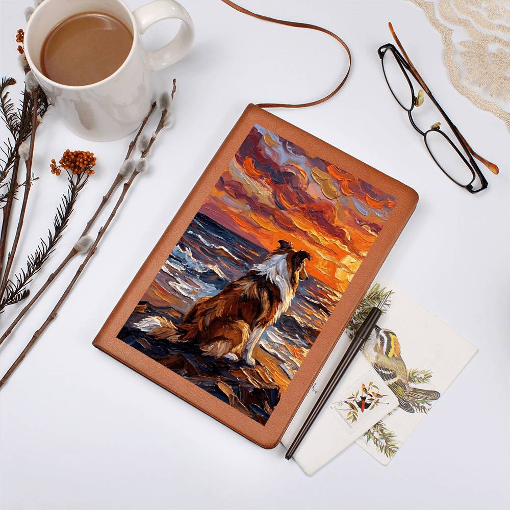 Beach Nights - Collie Leather Journal