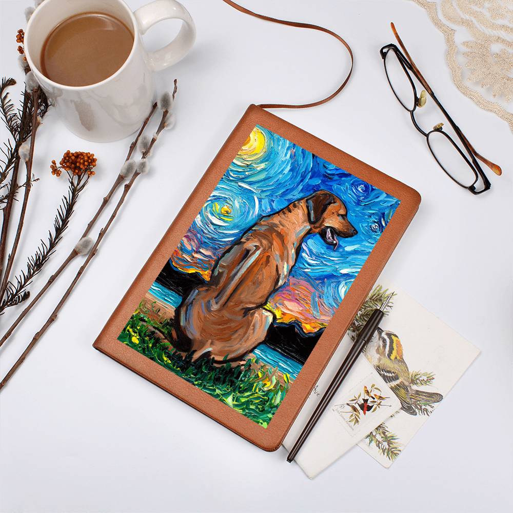 Rhodesian Ridgeback Leather Journal