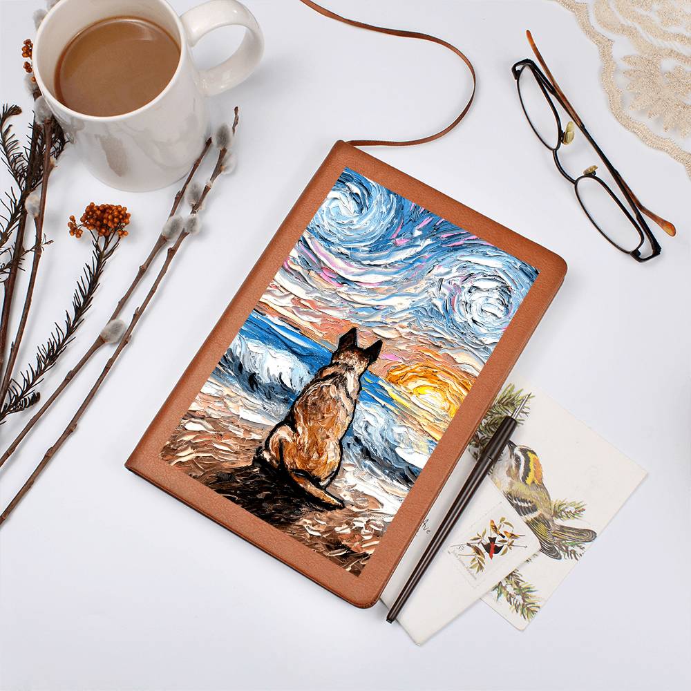 Beach Days - Red Heeler Leather Journal