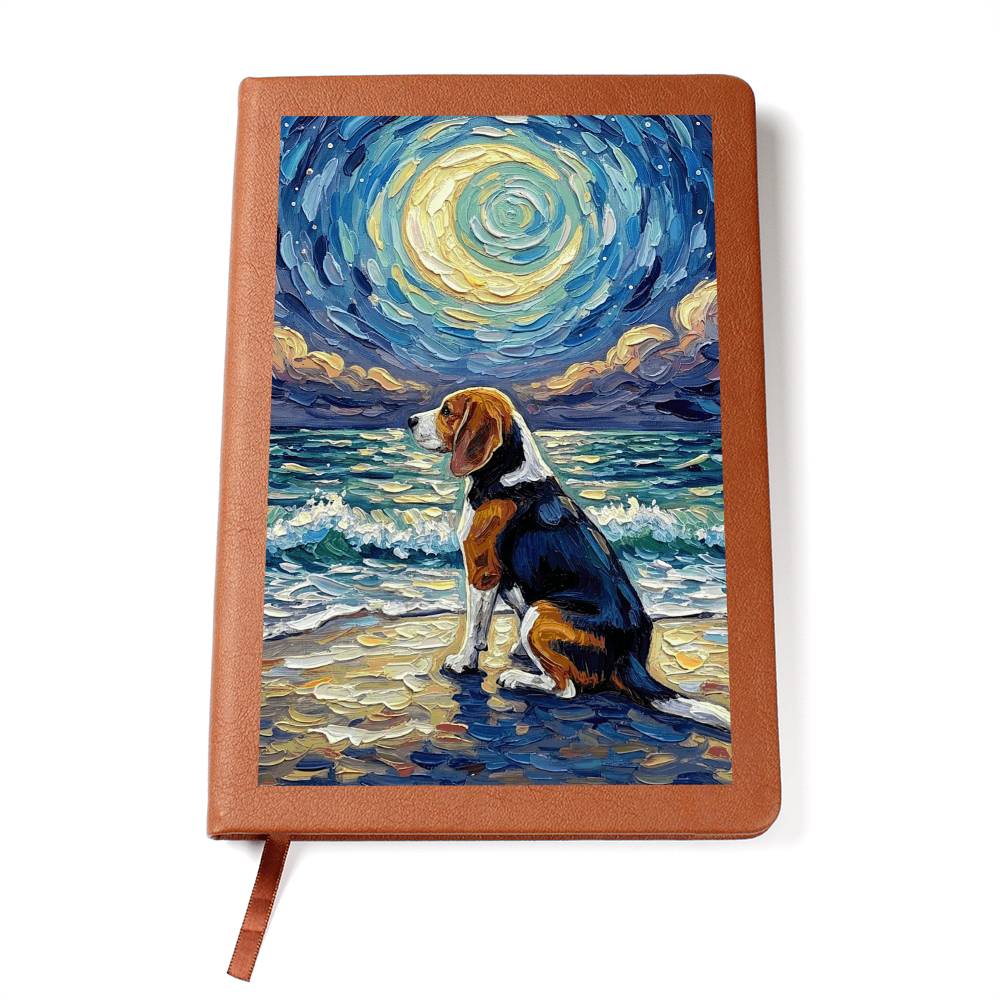 Beach Nights - Beagle Leather Journal