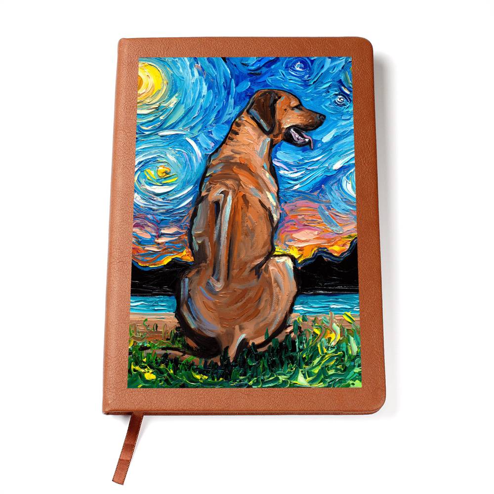 Rhodesian Ridgeback Leather Journal
