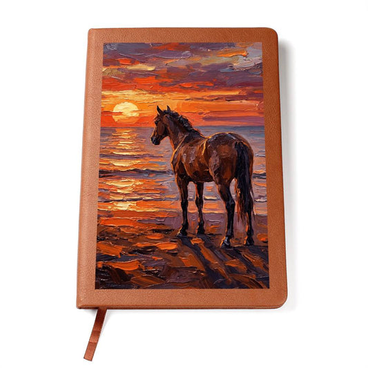 Sunset - Chocolate Mare Leather Journal