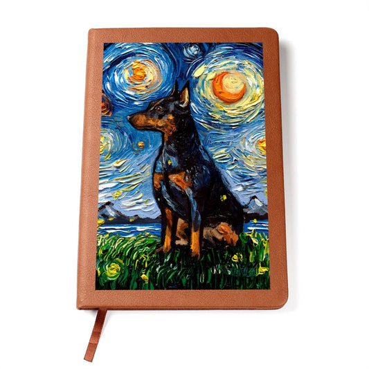 Miniature Pinscher Leather Journal