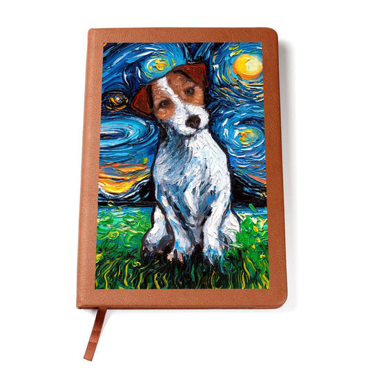 Jack Russell Terrier Leather Journal