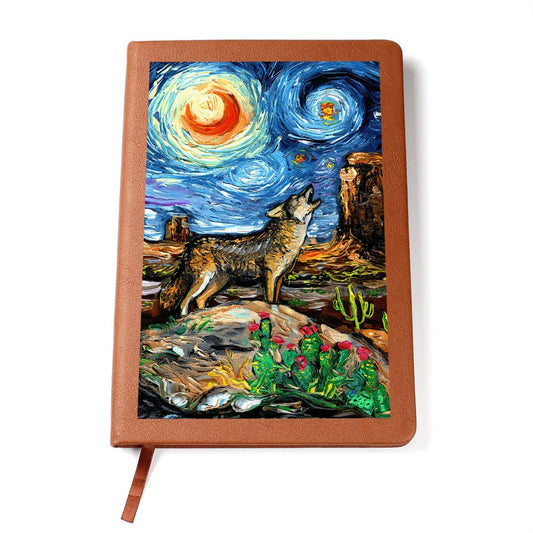 Southwest Starry Night Leather Journal