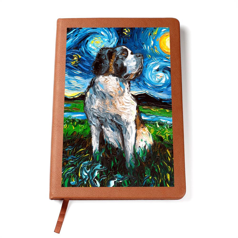 Saint Bernard Leather Journal