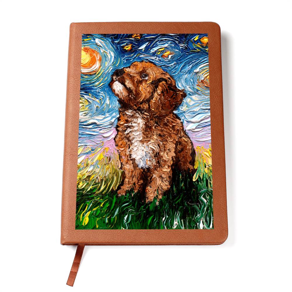 Cavapoo Leather Journal