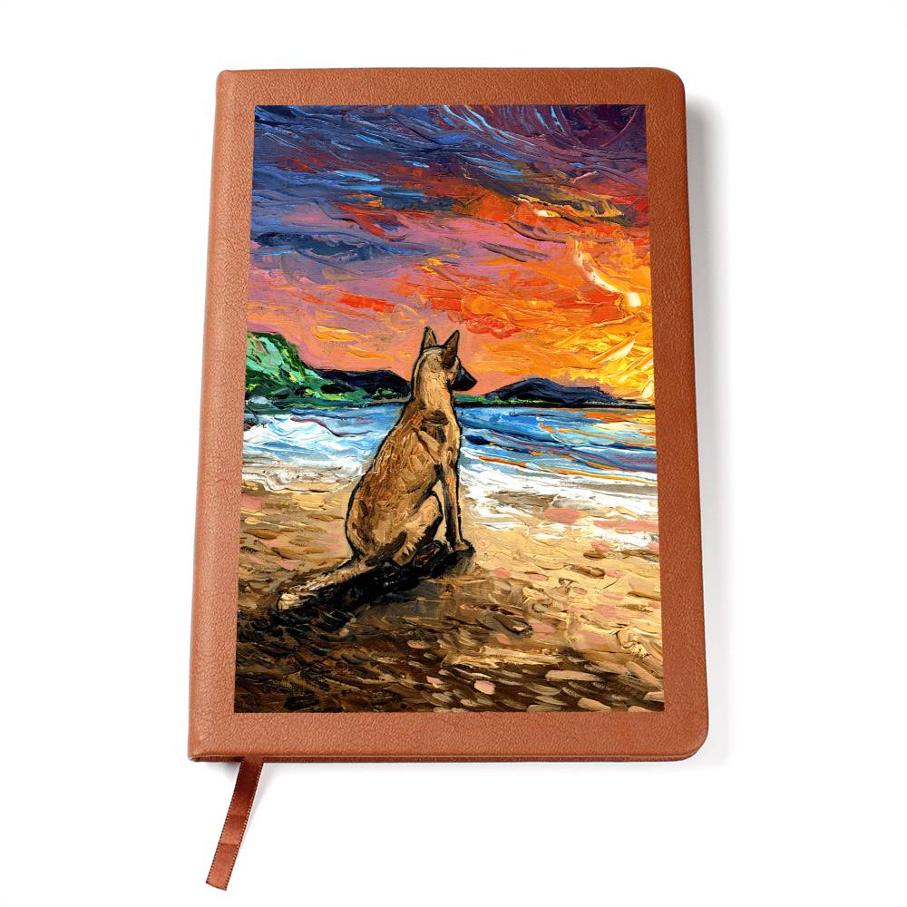 Belgian Malinois Leather Journal