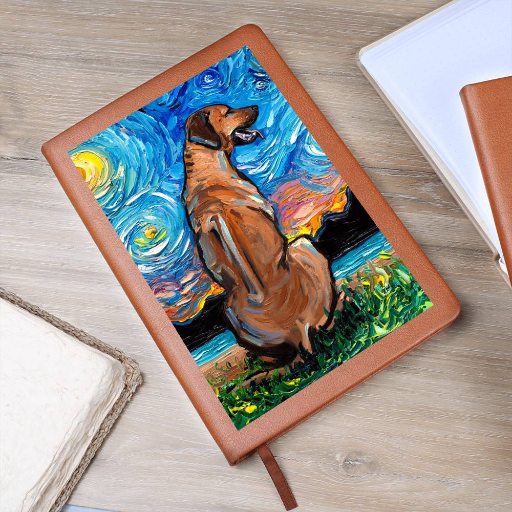 Rhodesian Ridgeback Leather Journal