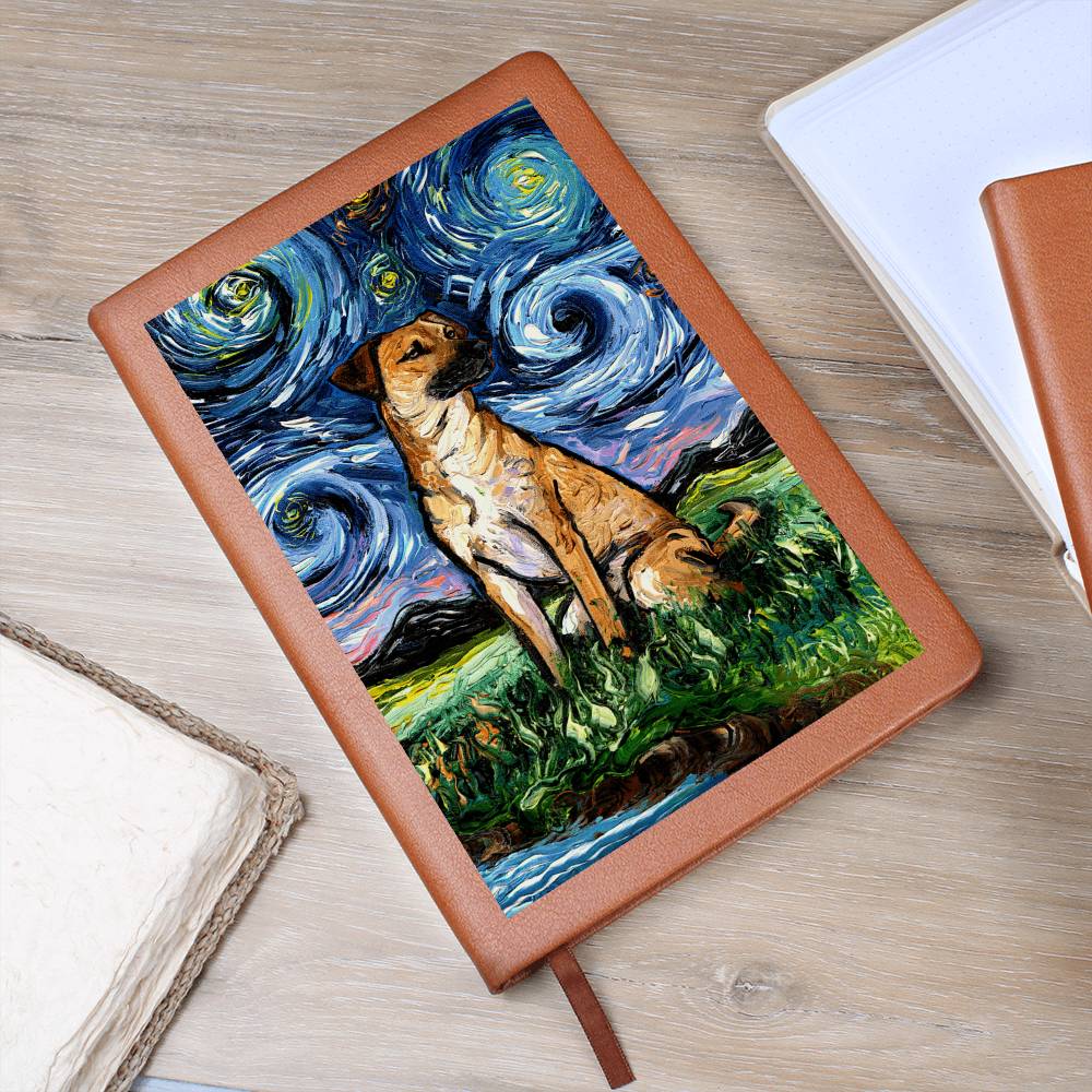 Black Mouth Cur Leather Journal