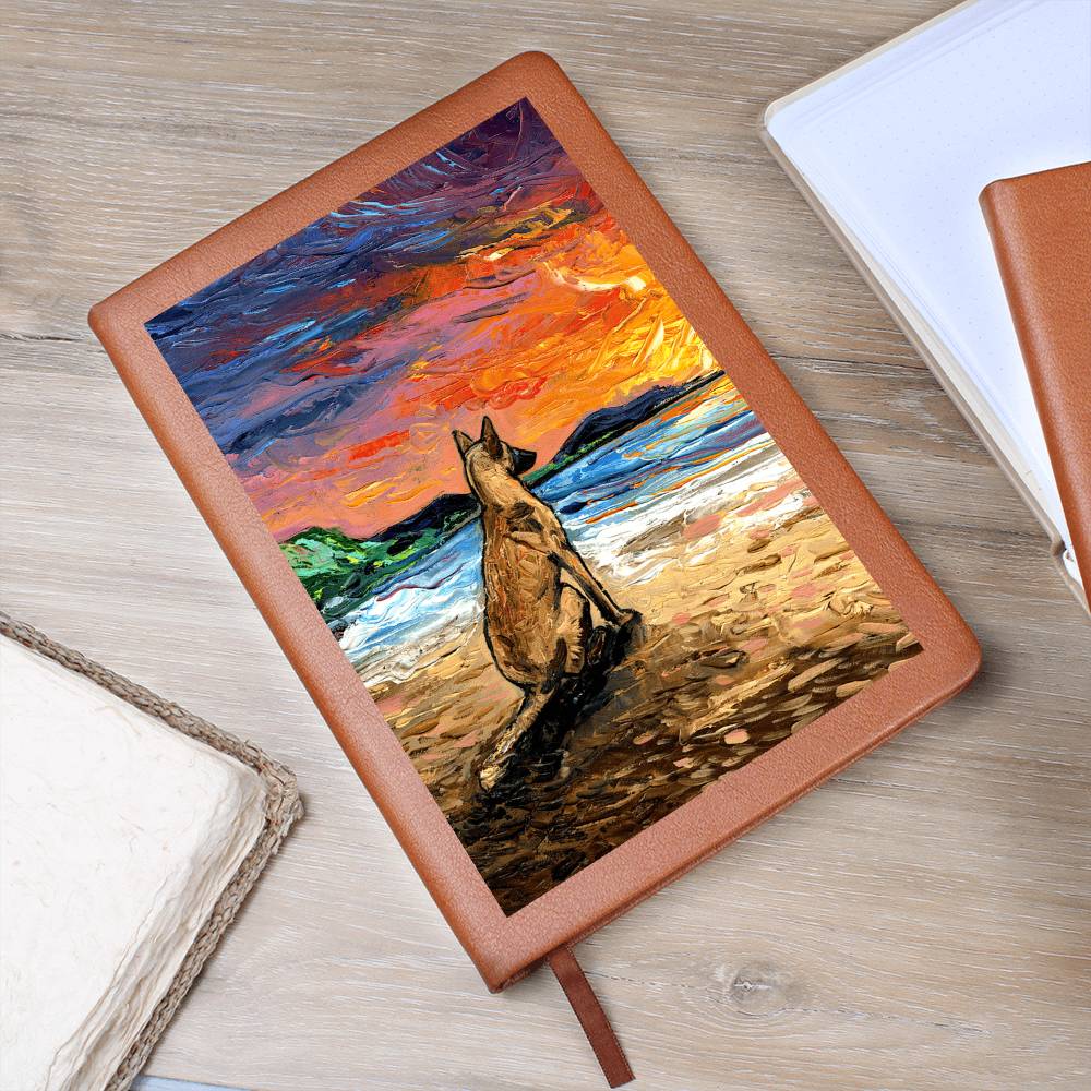 Belgian Malinois Leather Journal