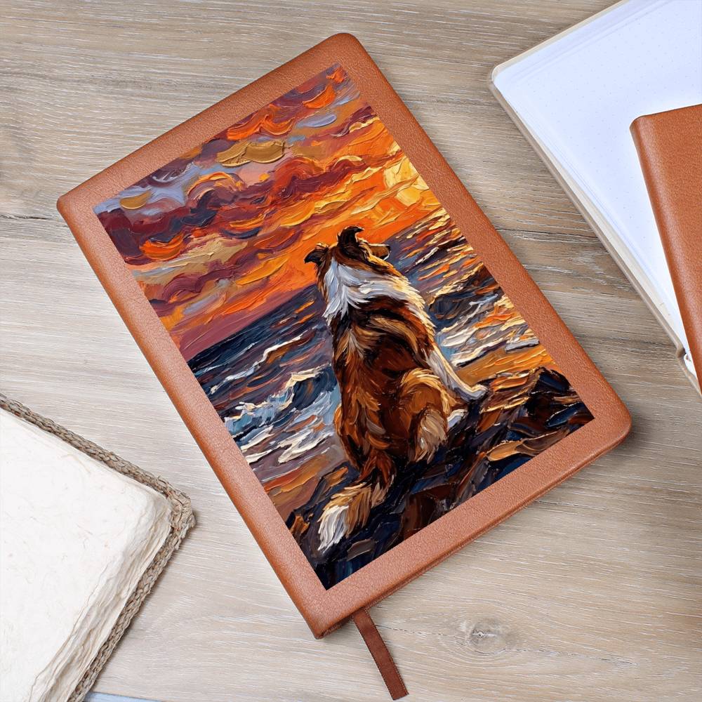 Beach Nights - Collie Leather Journal