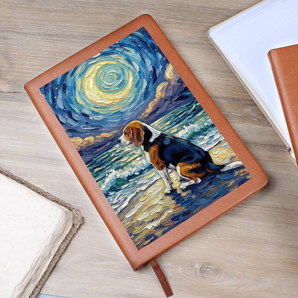 Beach Nights - Beagle Leather Journal