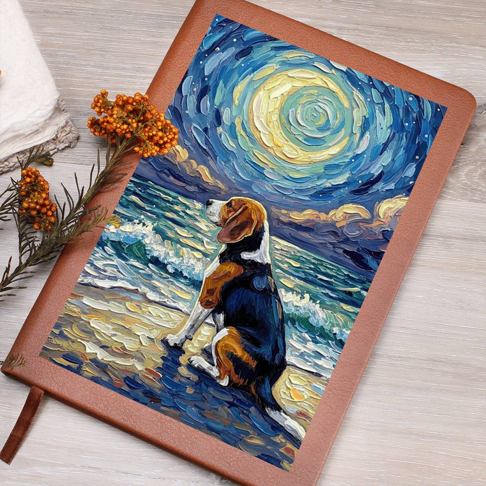 Beach Nights - Beagle Leather Journal