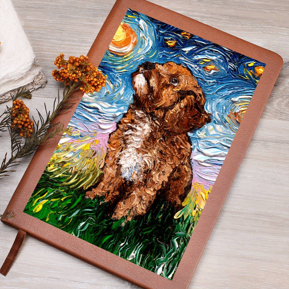Cavapoo Leather Journal