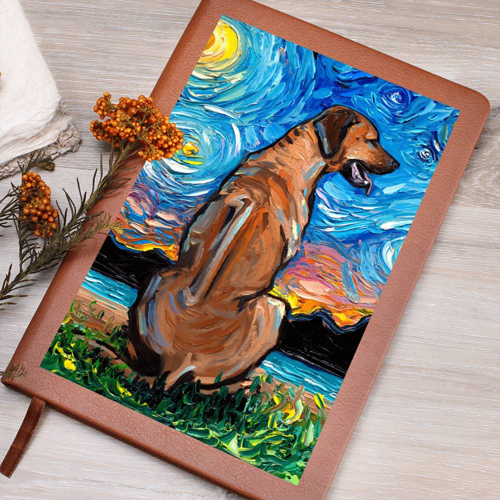Rhodesian Ridgeback Leather Journal