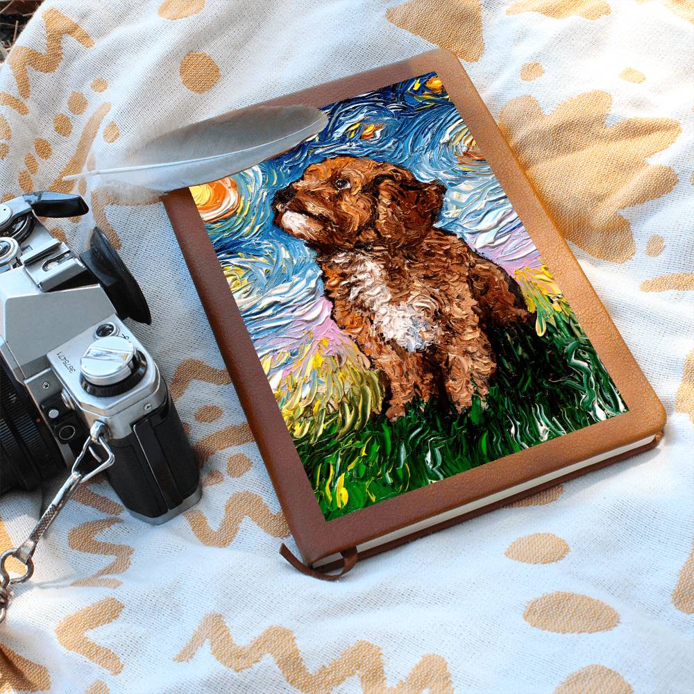 Cavapoo Leather Journal