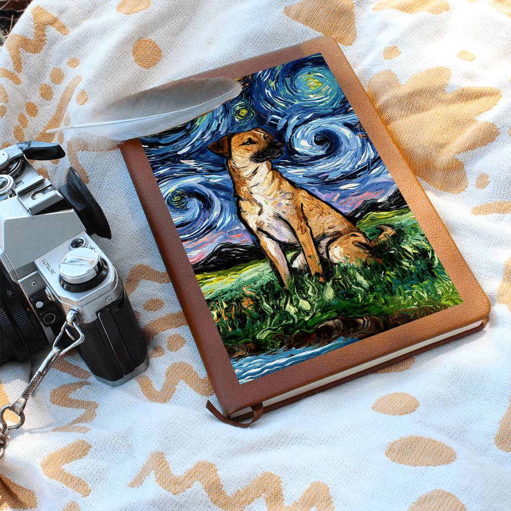 Black Mouth Cur Leather Journal