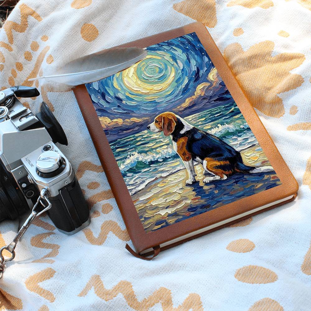 Beach Nights - Beagle Leather Journal