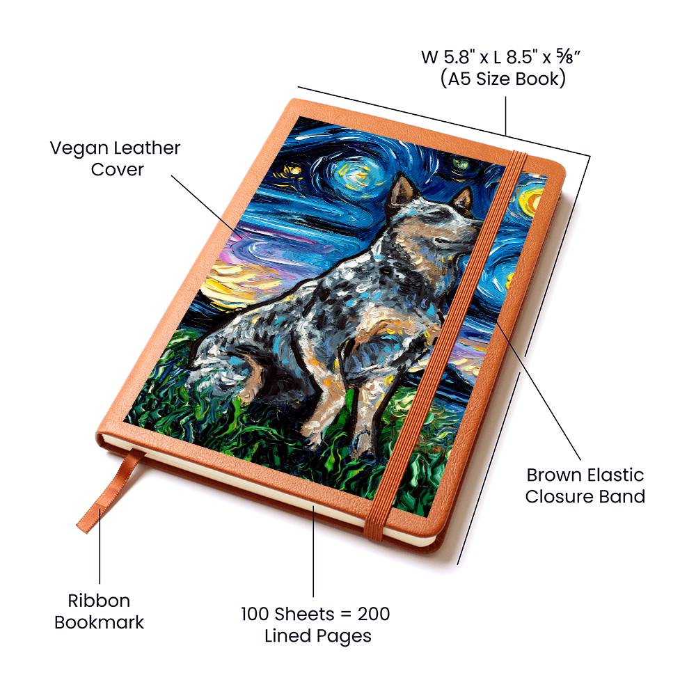 Blue Heeler Leather Journal