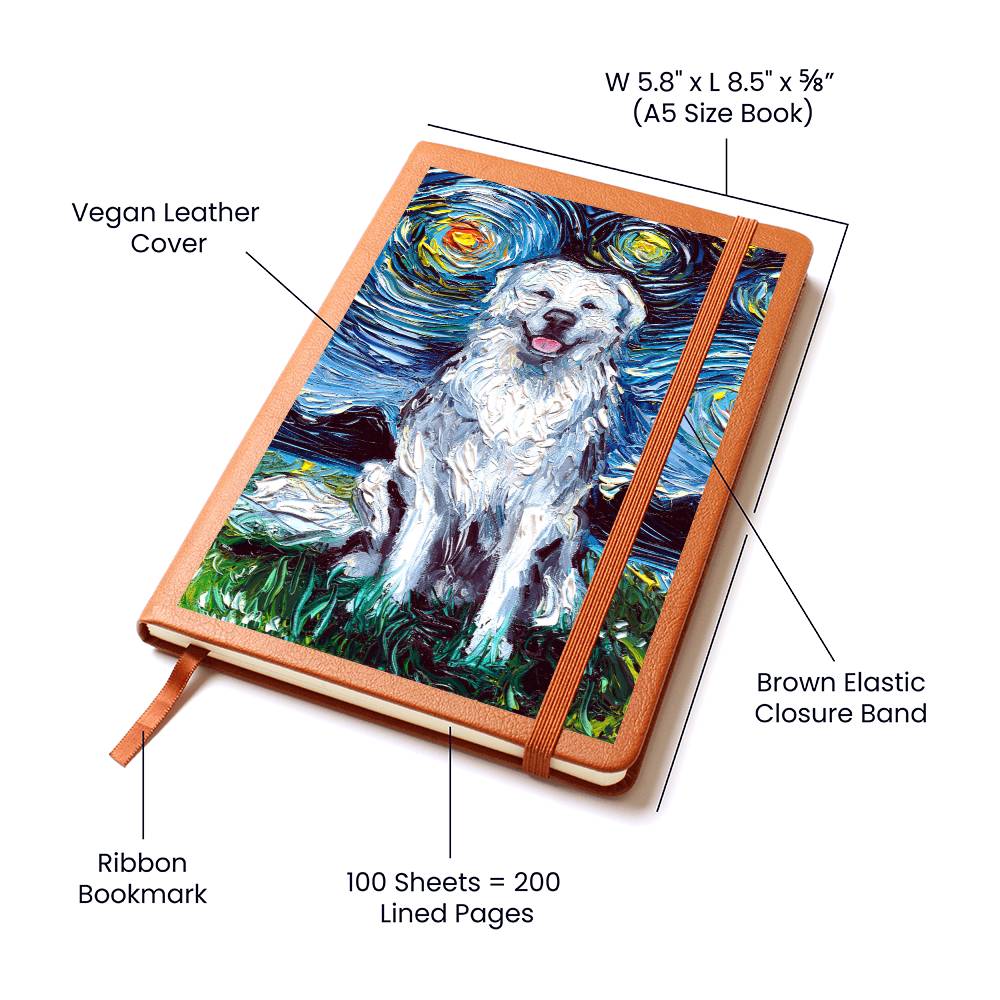 Great Pyrenees Leather Journal