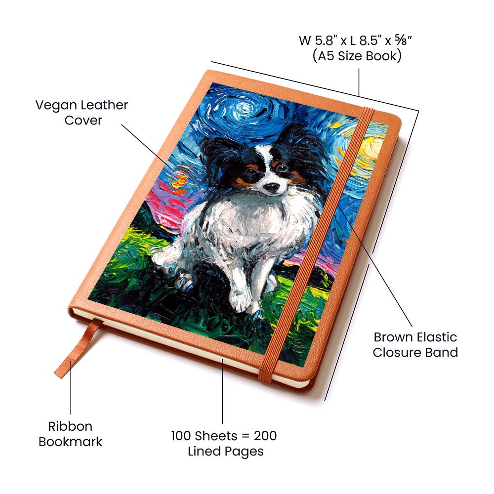 Papillon Leather Journal