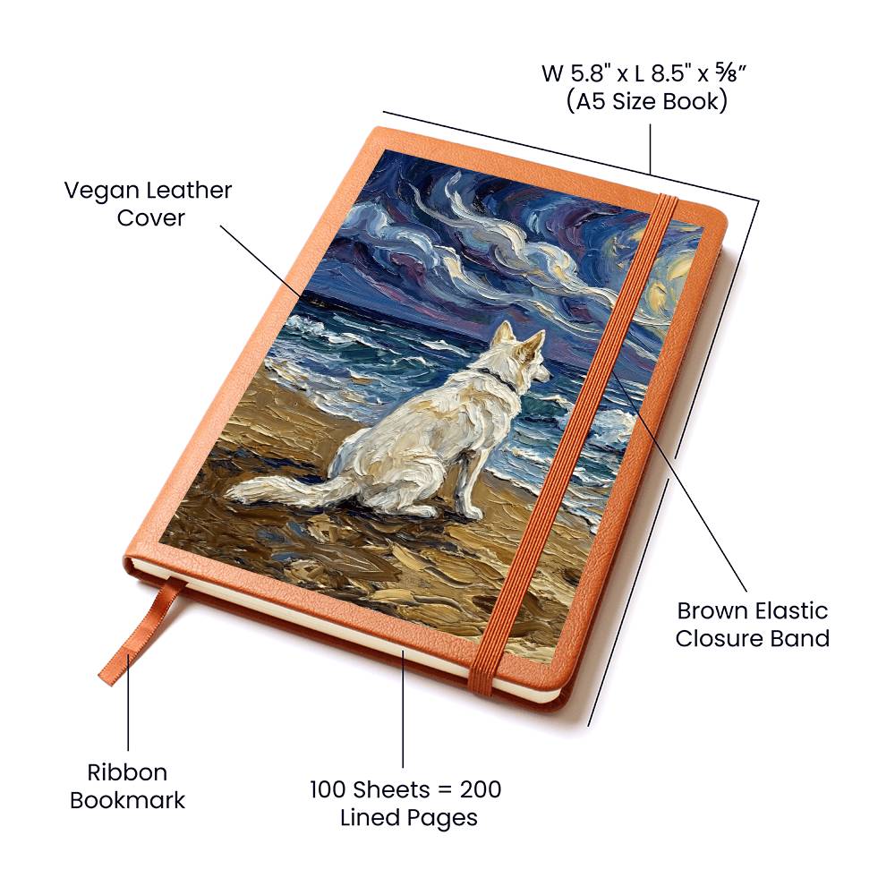 Beach Nights - Swiss Shepherd Leather Journal