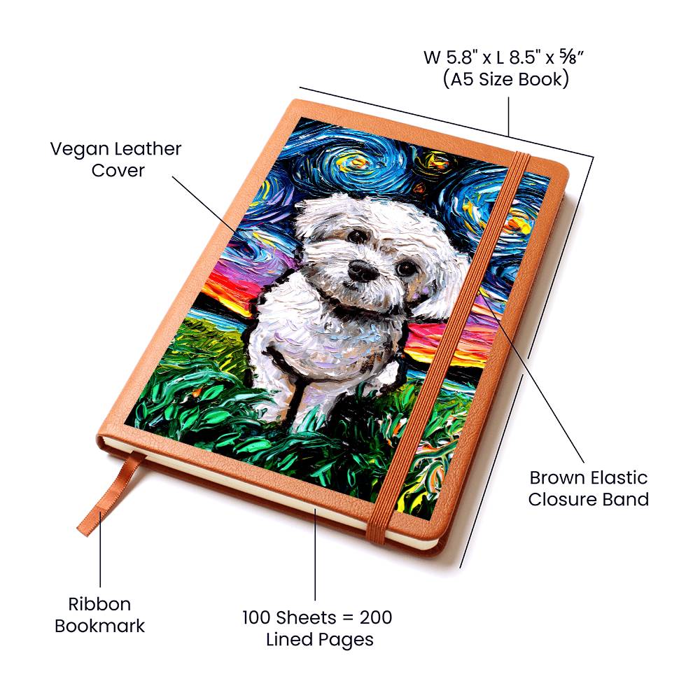 Maltipoo Leather Journal