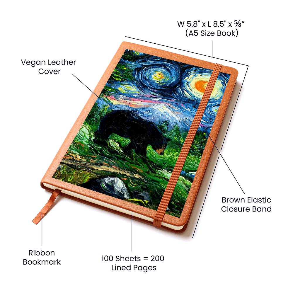 Smoky Night Leather Journal