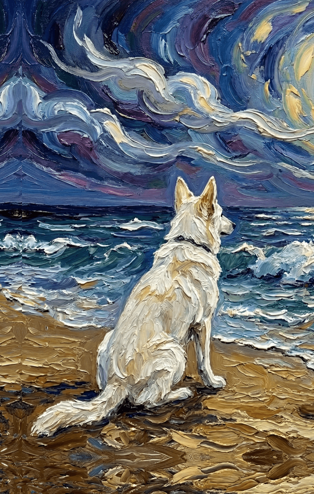 Beach Nights - Swiss Shepherd Leather Journal