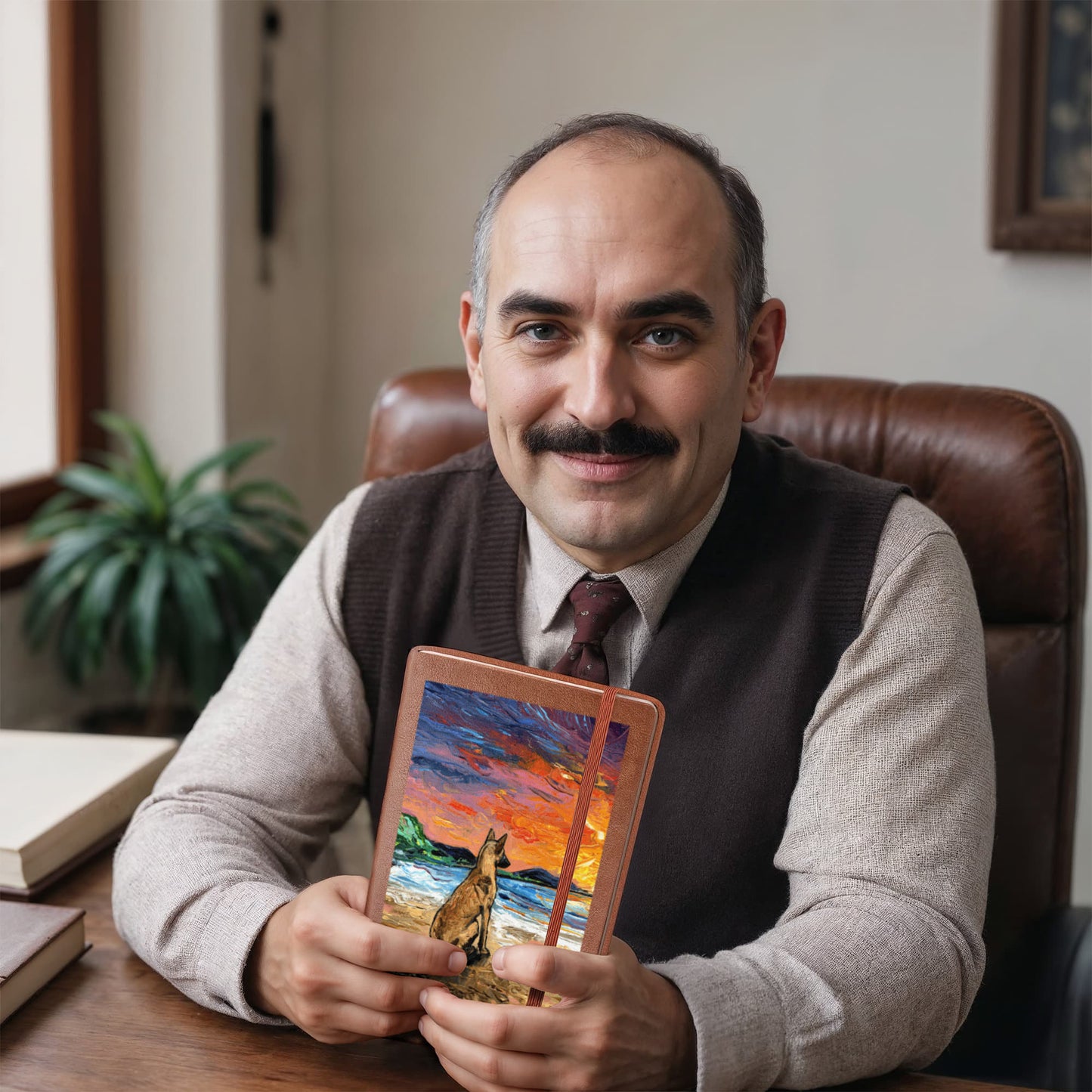 Belgian Malinois Leather Journal