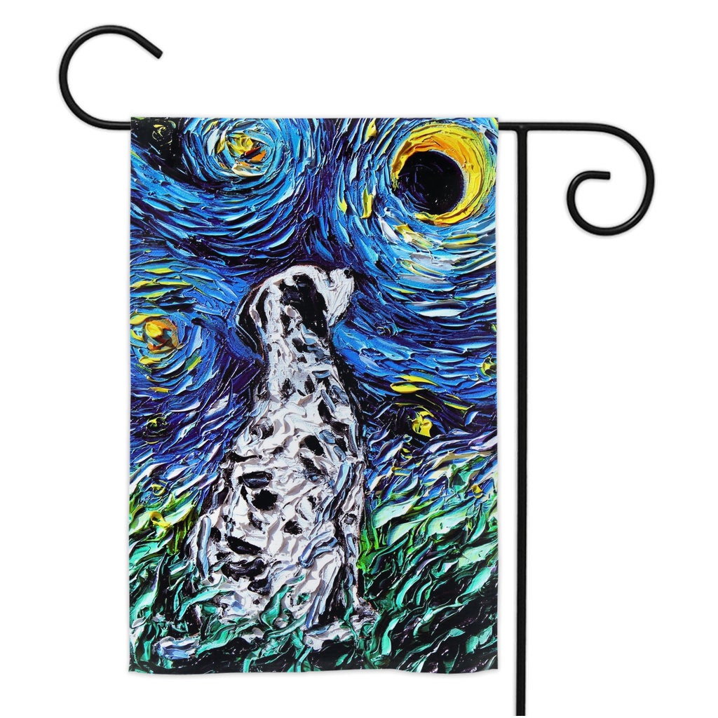 Dalmatian Starry Night Yard Flags