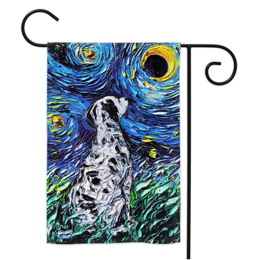 Dalmatian Starry Night Yard Flags