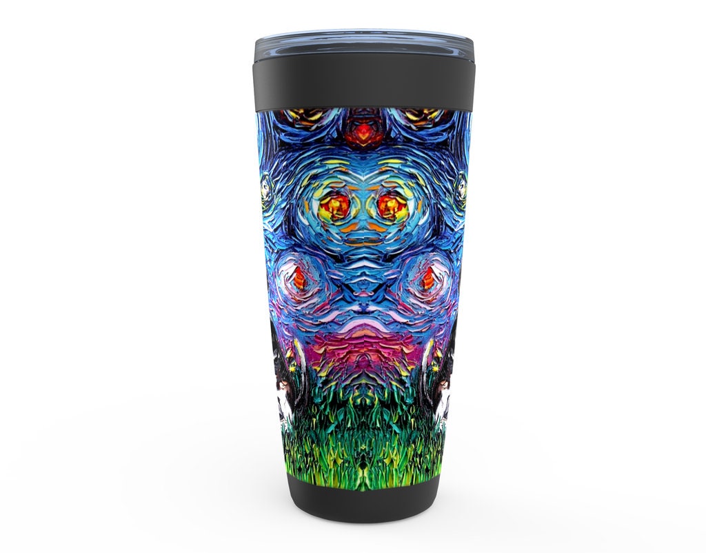 Beagle Starry Night Dog Viking Tumbler Insulated Stainless Steel Drinkware Art By Aja