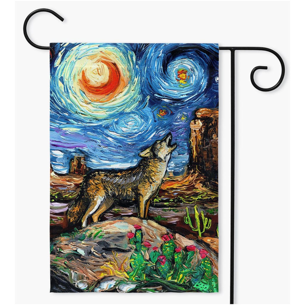 Southwest Art Starry Night Yard Flags