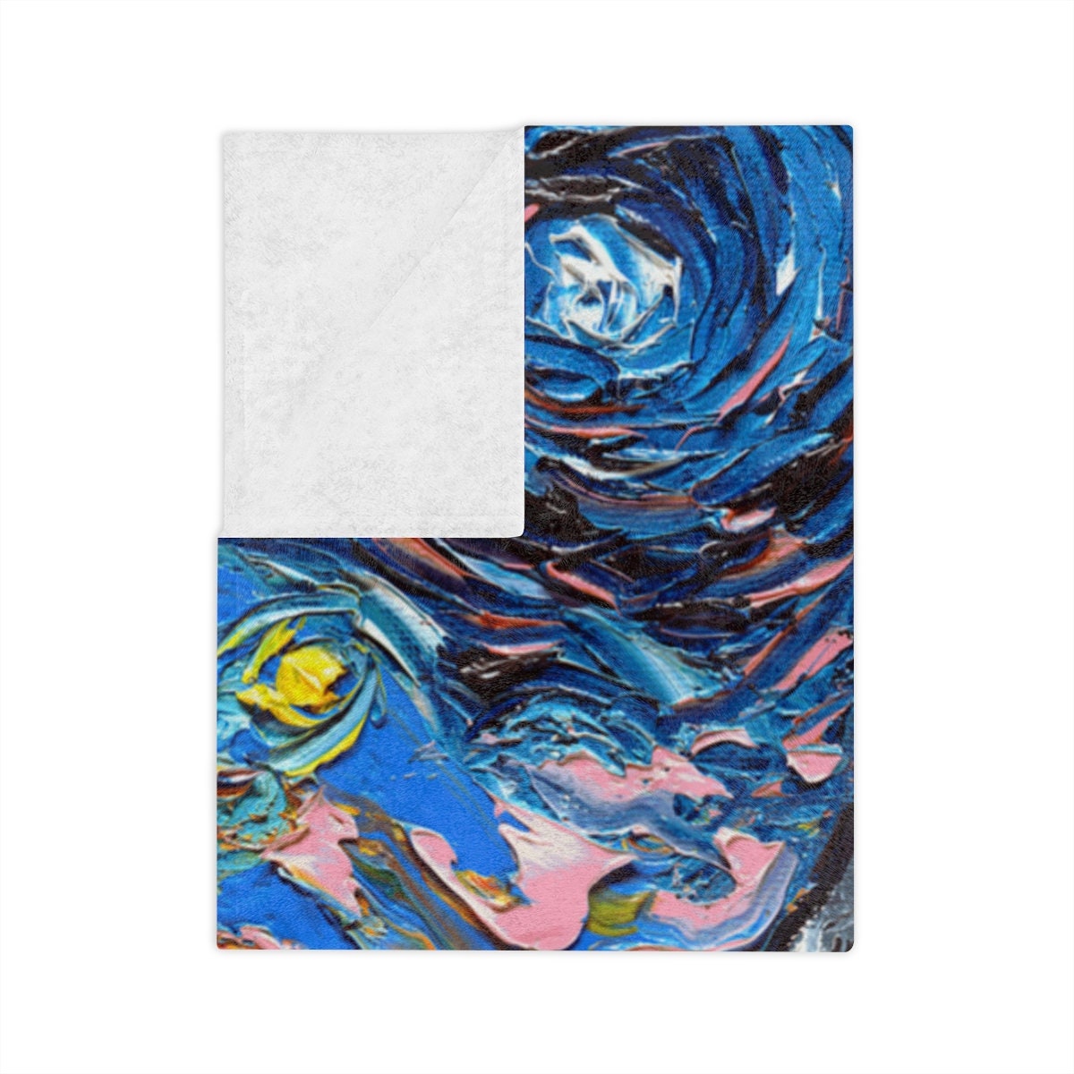 Velveteen Minky Blanket Merle Great Dane Starry Night Dog Throw