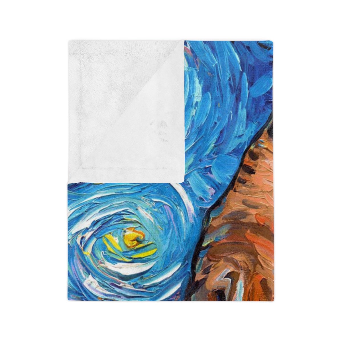 Velveteen Minky Blanket Rhodesian Ridgeback Starry Night Dog Throw