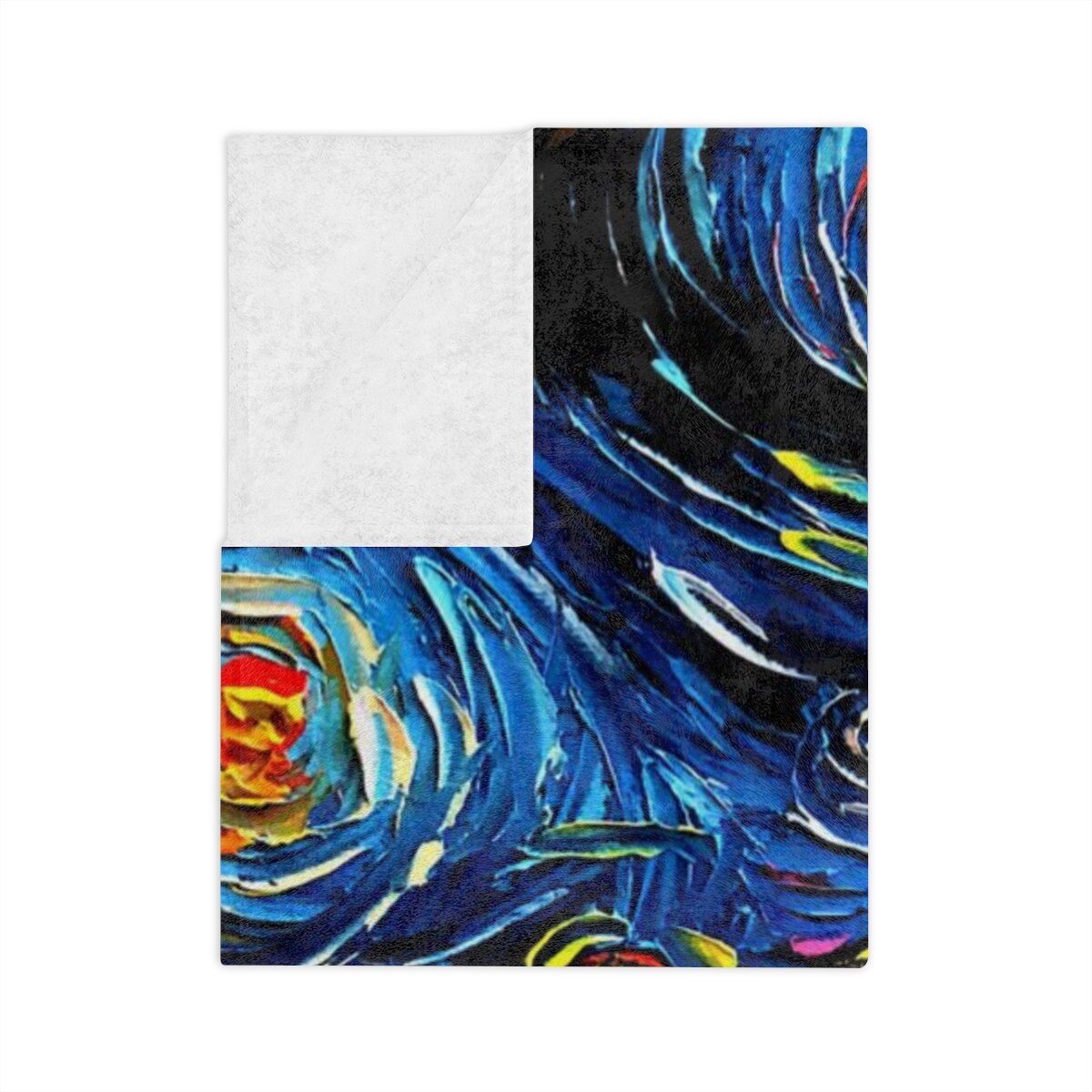 Minky Blanket Jack Russell Terrier Beach Starry Night Throw