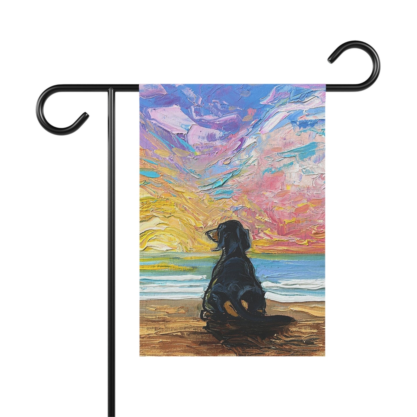 Beach Days Dachshund Ocean Coastal Dog Yard and House Flags
