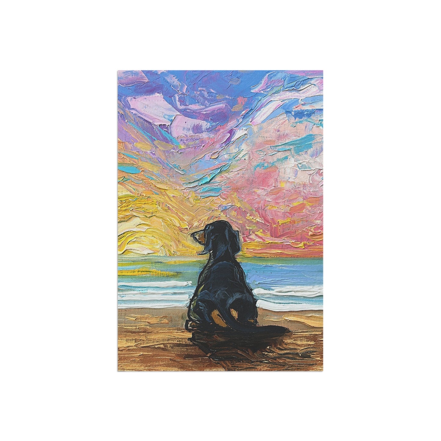 Beach Days Dachshund Ocean Coastal Dog Yard and House Flags