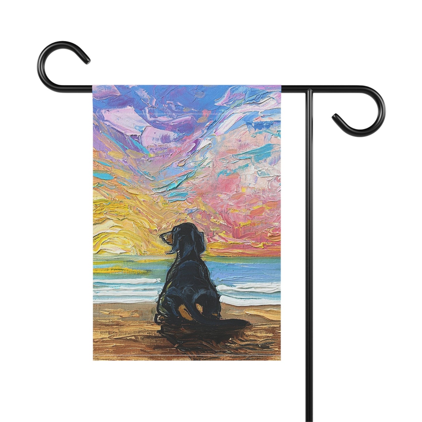 Beach Days Dachshund Ocean Coastal Dog Yard and House Flags