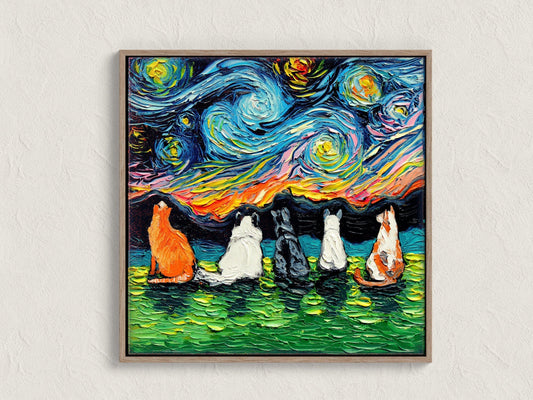 Starry Cats Unframed Paper Prints