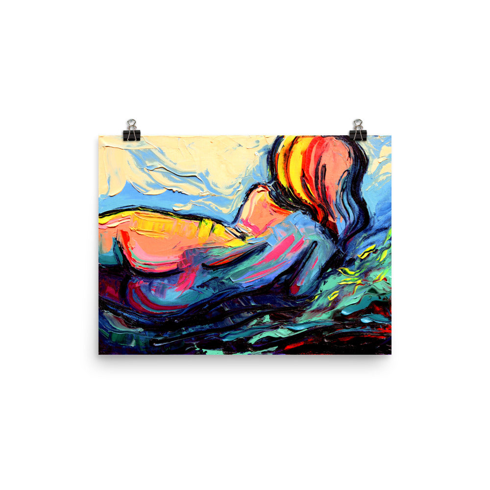 A Soft Breeze, Matte Poster Print