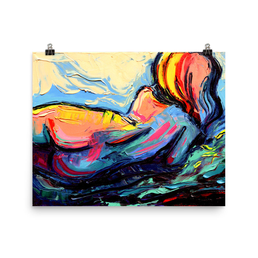 A Soft Breeze, Matte Poster Print