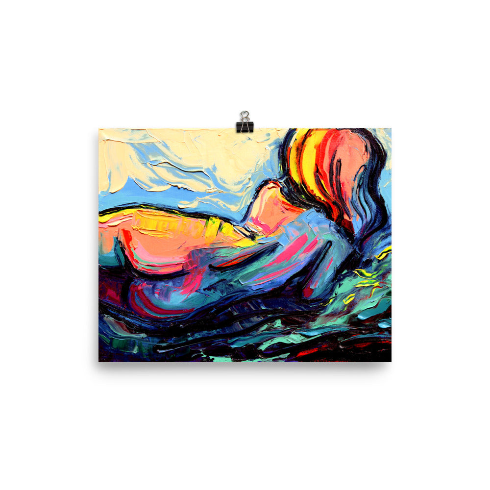 A Soft Breeze, Matte Poster Print