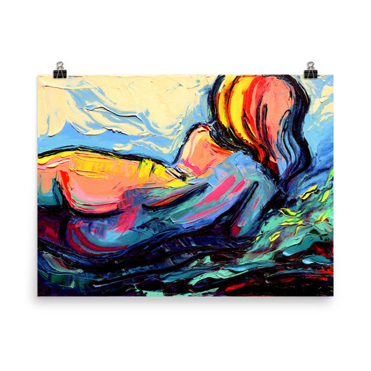 A Soft Breeze, Matte Poster Print